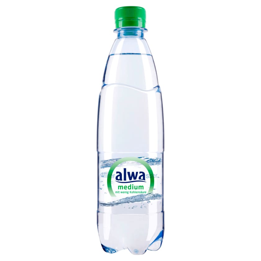 Alwa medium mit wenig Kolensäure 0,5l